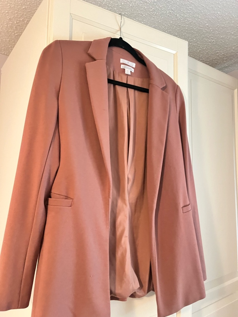 RW&CO Women's Blazer - Dusty Rose - Small